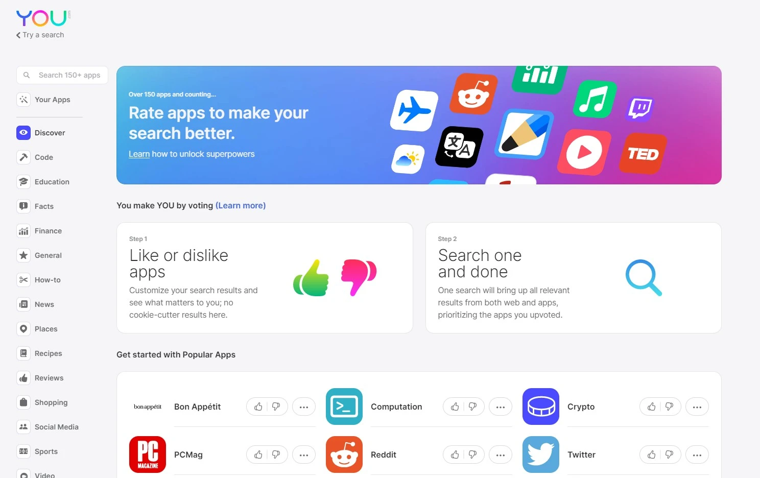 you.com app store متجر تطبيقات you