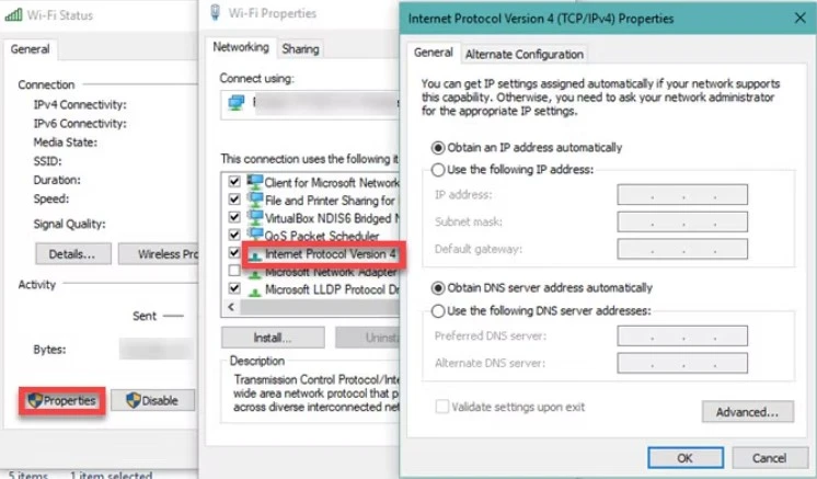 DNS تلقائى 