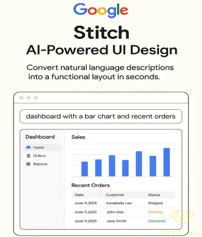 جوجل تكشف عن Stitch – أداة ذكاء اصطناعي جديدة لتصميم الواجهات البرمجية