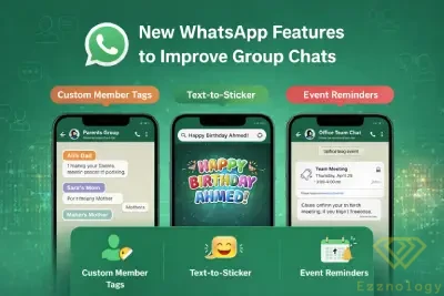 مزايا جديدة من واتساب تُحدث نقلة في تنظيم المجموعات والتواصل الجماعي