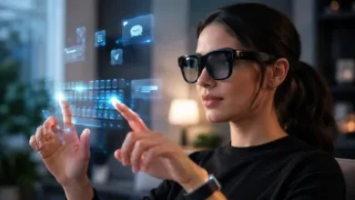 نظارات ميتا تتيح الكتابة بحركات اليد